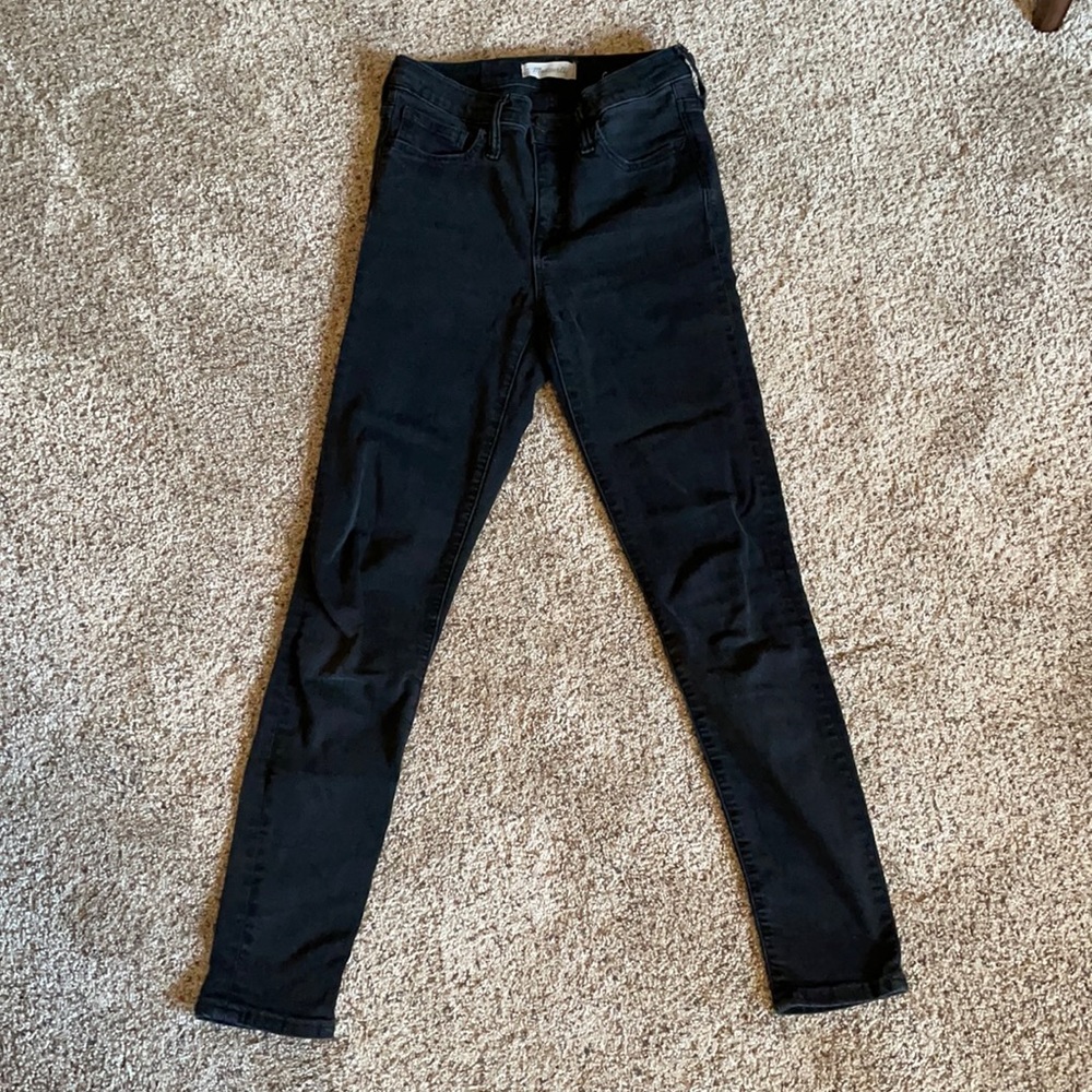 Madewell Roadtripper Black Skinny Jeans